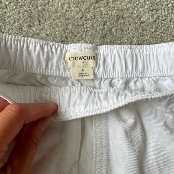 Crewcuts white shorts with ruffle detail; size 8 - Picture 3 of 3